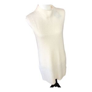 Lauren Ralph Lauren NWT Sleeveless Knit‎ Mock Neck Sweater Tunic Top Size M